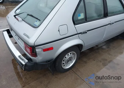 1988 Plymouth Horizon Expo from USA, damaged, VIN 1P3BM18D1JY137736